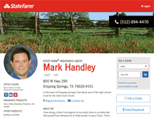 Tablet Screenshot of markhandley.com